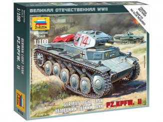 Zvezda Easy Kit German Panzer II (1:100)
