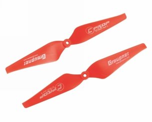 Graupner COPTER Prop 10x4 pevná vrtule (2ks.) - červené
