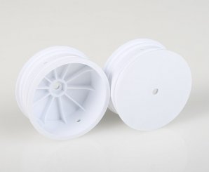 Přední disky bílé pro 4WD (HEX 10 mm) - 2 ks