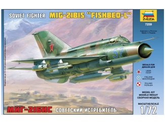 Zvezda MIG-21 BIS Soviet Fighter (1:72)