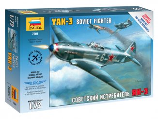 Zvezda Easy Kit Yak-3 Soviet Fighter (1:72)