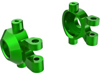 Traxxas těhlice hliníková zeleně eloxovaná (levá a pravá)