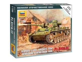 Zvezda Easy Kit Panzer III Flamethrower Tank (1:100)