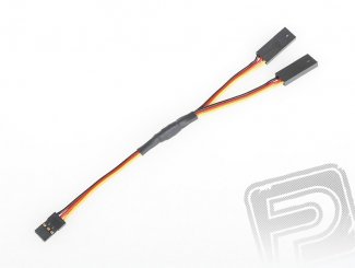 4701 S "Y"-kabel JR plochý silný krátký (15cm)
