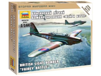 Zvezda Easy Kit British Light Bomber Fairey Battle (1:144)